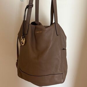 Michael Kors Tan Leather Shoulder Bag